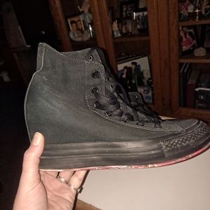 Wedge heel converse